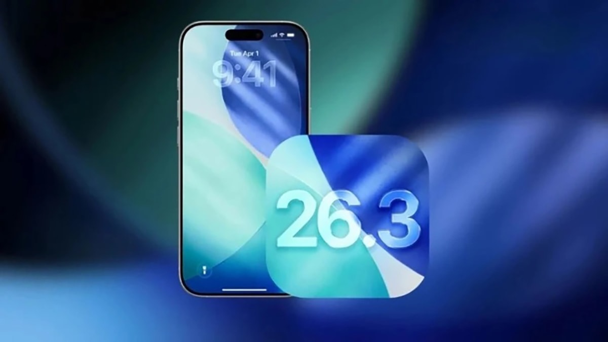 Giao diện cập nhật iOS 26.3 trên iPhone