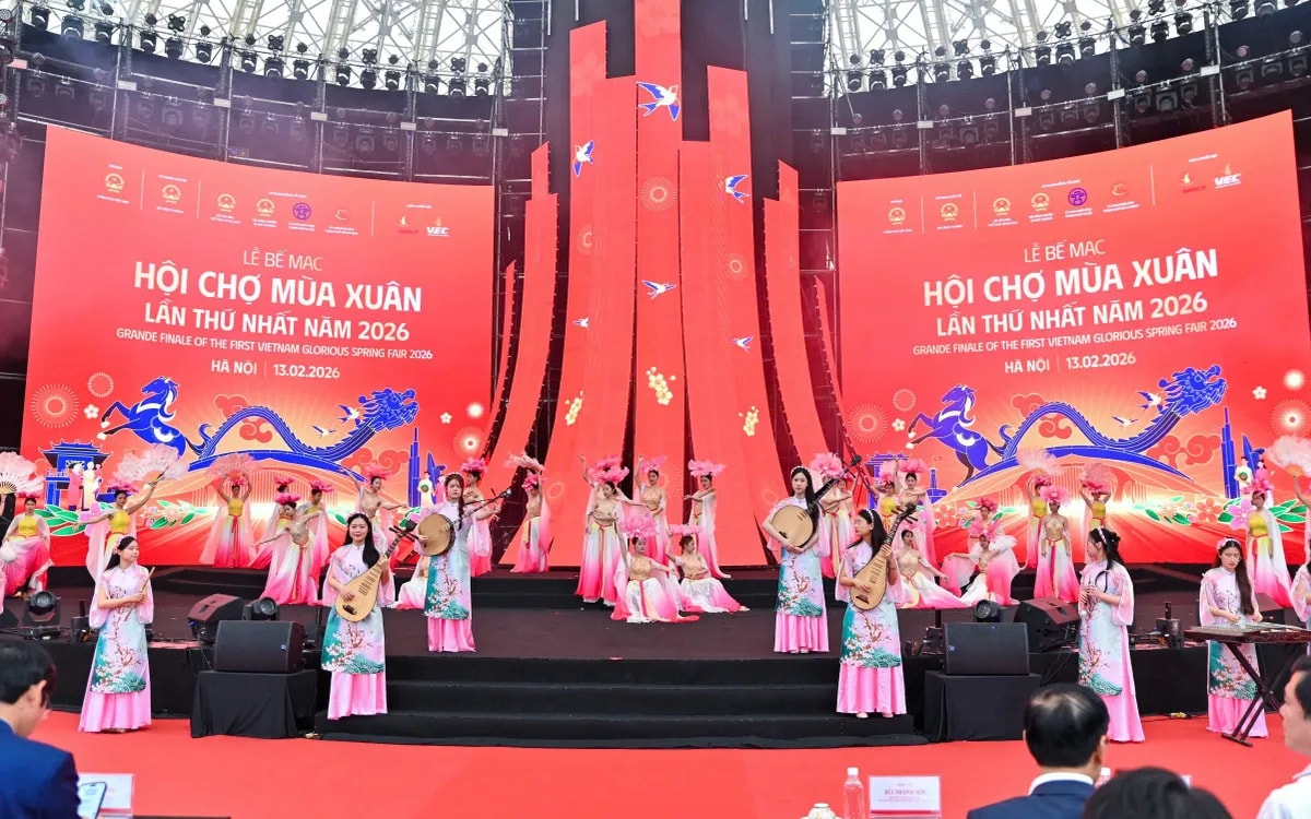 Lễ bế mạc Hội chợ Mùa Xuân 2026 diễn ra tại tổ hợp triển lãm lớn nhất Đông Nam Á