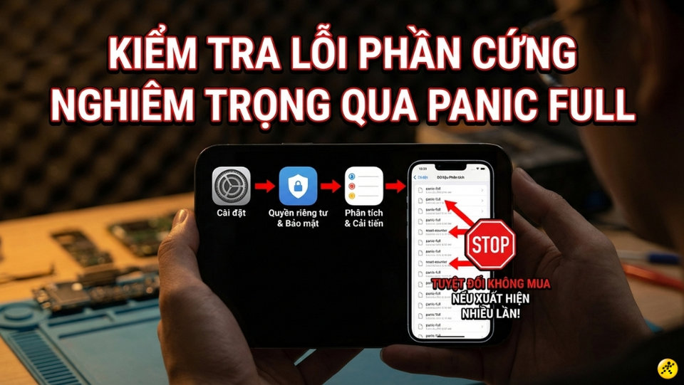 Tìm kiếm lỗi Panic Full trong dữ liệu phân tích hệ thống