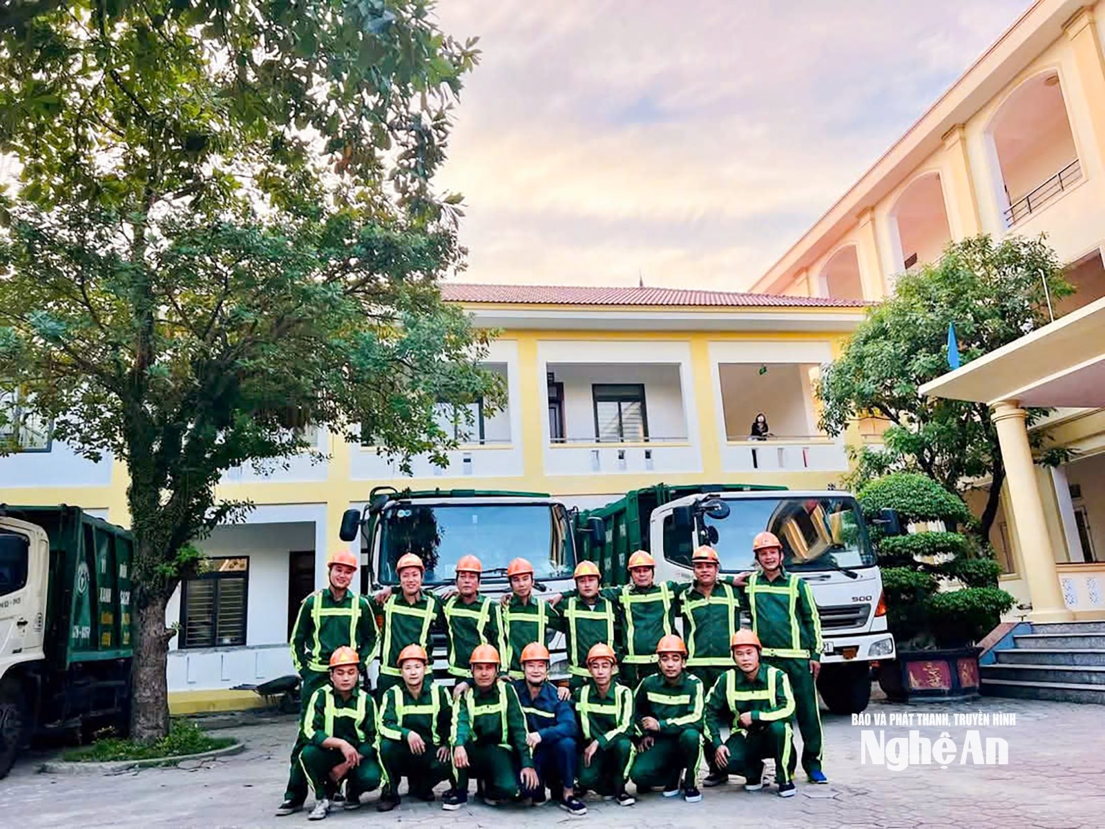 Người lao động Công ty cổ phần Môi trường và Công trình đô thị Nghệ An.