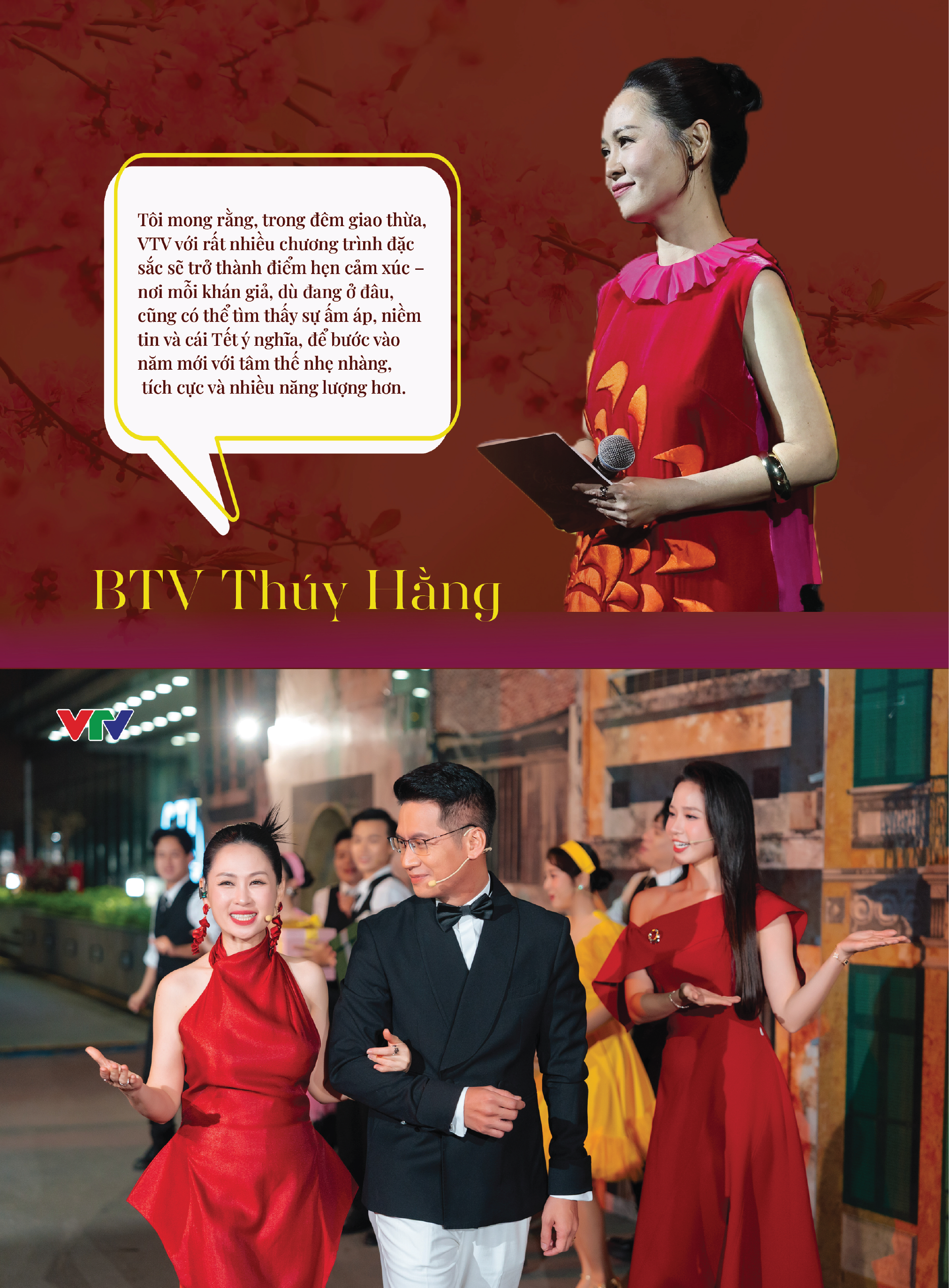 BTV Hạnh Phúc tham gia biểu diễn trong chương trình