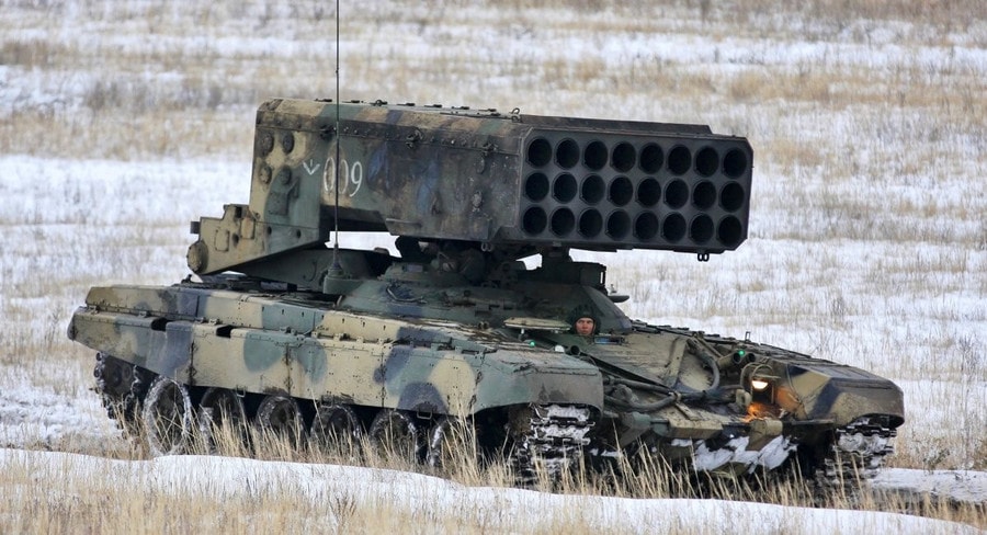 Hệ thống súng phun lửa hạng nặng TOS-1A Solntsepyok