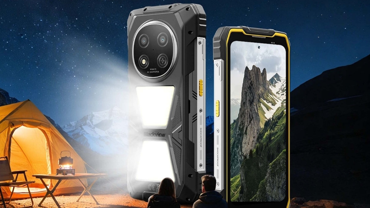 Blackview Rock 2 Pro với viên pin 15,000 mAh và cụm đèn LED 400 lumen Blackview Rock 2 Pro với viên pin 15,000 mAh và cụm đèn LED 400 lumen