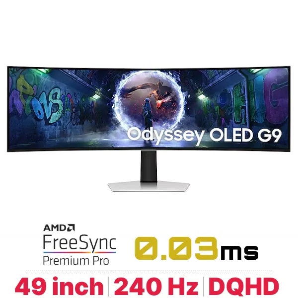 Màn hình Gaming Samsung Odyssey OLED G9 49 inch sử dụng công nghệ OLED
