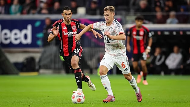 Sơ đồ chiến thuật và sự chuẩn bị của Eintracht Frankfurt trước Bayern Munich.