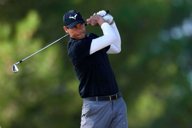 Rafael Nadal thi đấu golf sau khi giải nghệ quần vợt