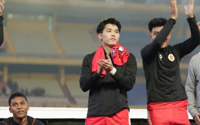 Nguyễn Đình Bắc trong màu áo U23 Việt Nam