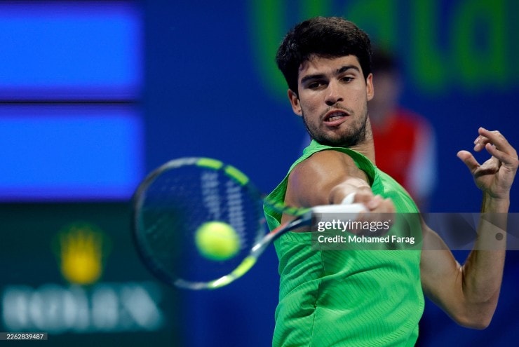 Carlos Alcaraz thể hiện phong độ ấn tượng tại chung kết Qatar Open