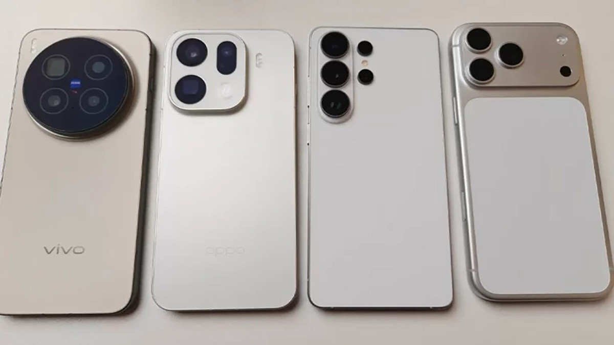 Galaxy S26 Ultra so dáng cùng Galaxy S25 Ultra, iPhone 17 Pro Max và các đối thủ