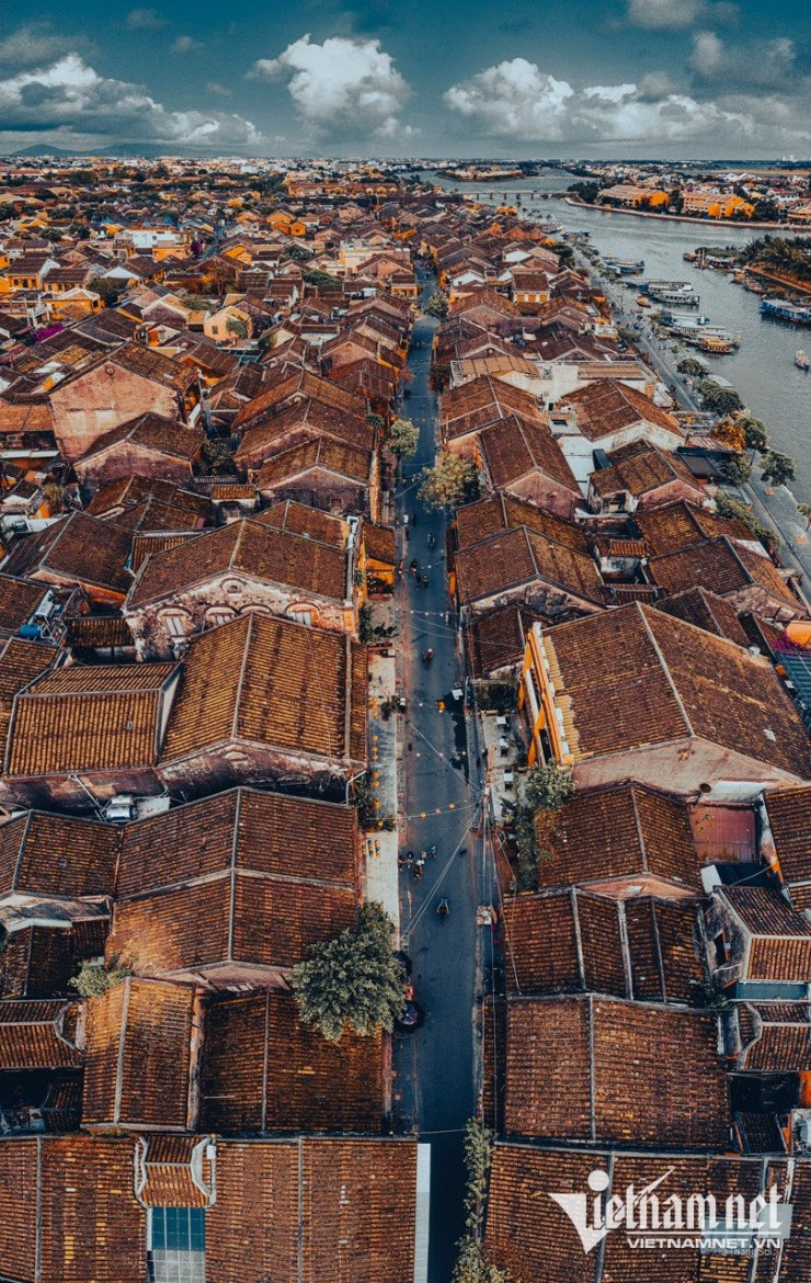 Phố cổ Hội An nhìn từ trên cao