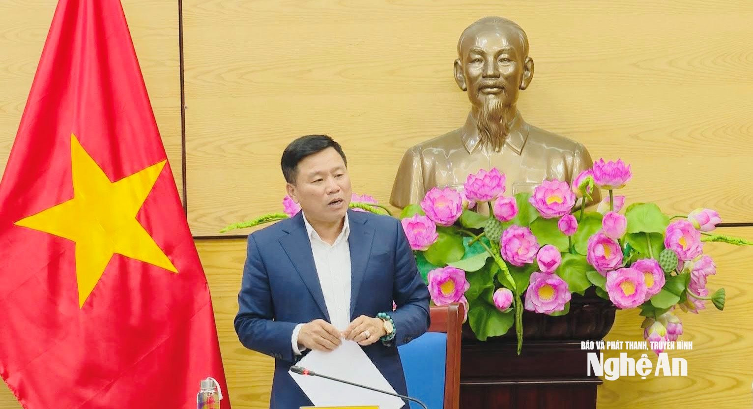 Phó Chủ tịch UBND tỉnh Hoàng Phú Hiền đề nghị các sở, ban, ngành liên quan quyết tâm hoàn thiện các thủ tục để khởi công dự án dịp 30.4 như kế hoạch đã đề ra.