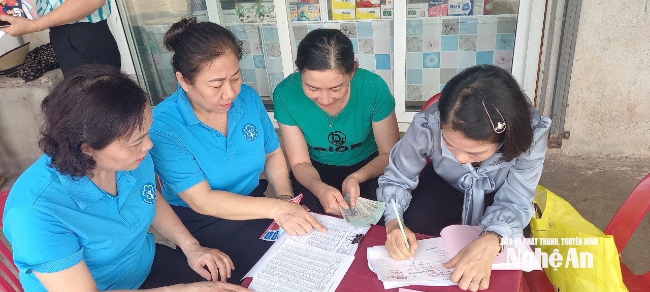 BHXH Nghi Lộc tuyên truyền, vận động người dân tham gia BHXH tự nguyện, BHYT hộ gia đình