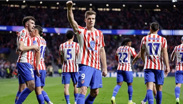 Tiền đạo Alexander Sorloth tỏa sáng rực rỡ trong màu áo Atletico Madrid.