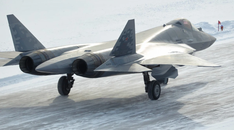 Tiêm kích thế hệ thứ năm Su-57 của Nga.