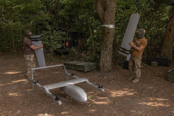 Thiết bị bay không người lái UAV được triển khai tại mặt trận
