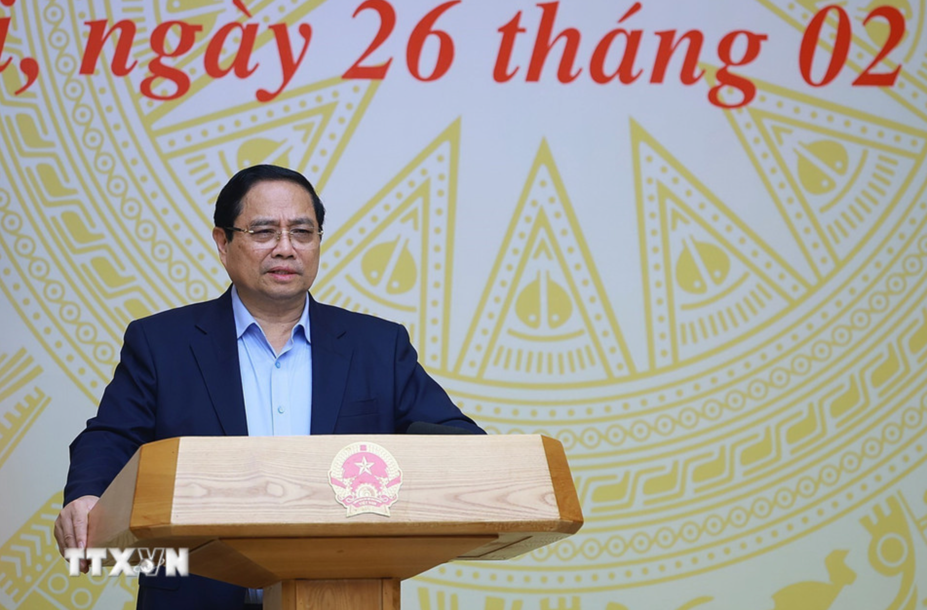 Thủ tướng Chính phủ Phạm Minh Chính phát biểu kết luận. Ảnh: TTXVN