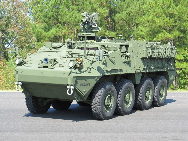 Xe Stryker trong các hoạt động diễn tập