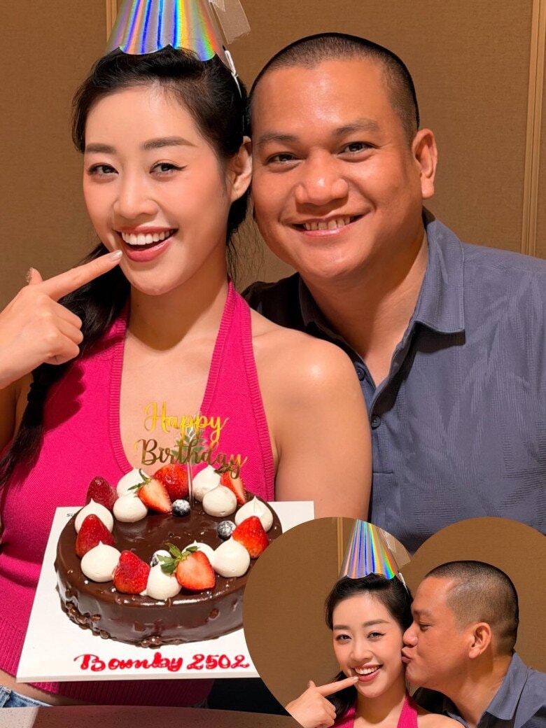 Hoa hậu Khánh Vân rạng rỡ đón sinh nhật bên người thân.