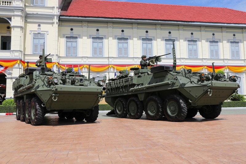 Xe Stryker triển khai trong các nhiệm vụ bảo vệ biên giới