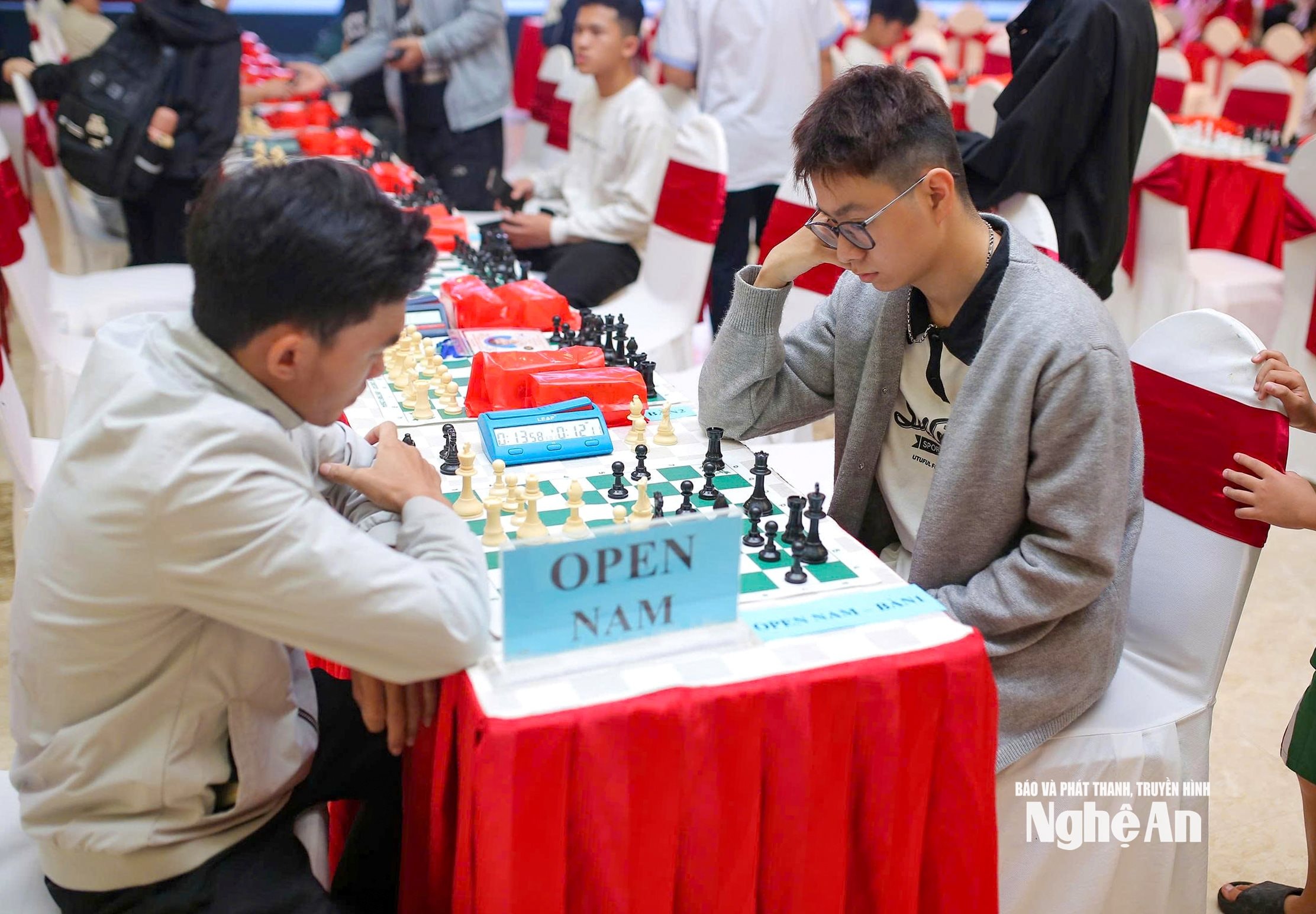 Các vđv thi đấu nội dung Open nam