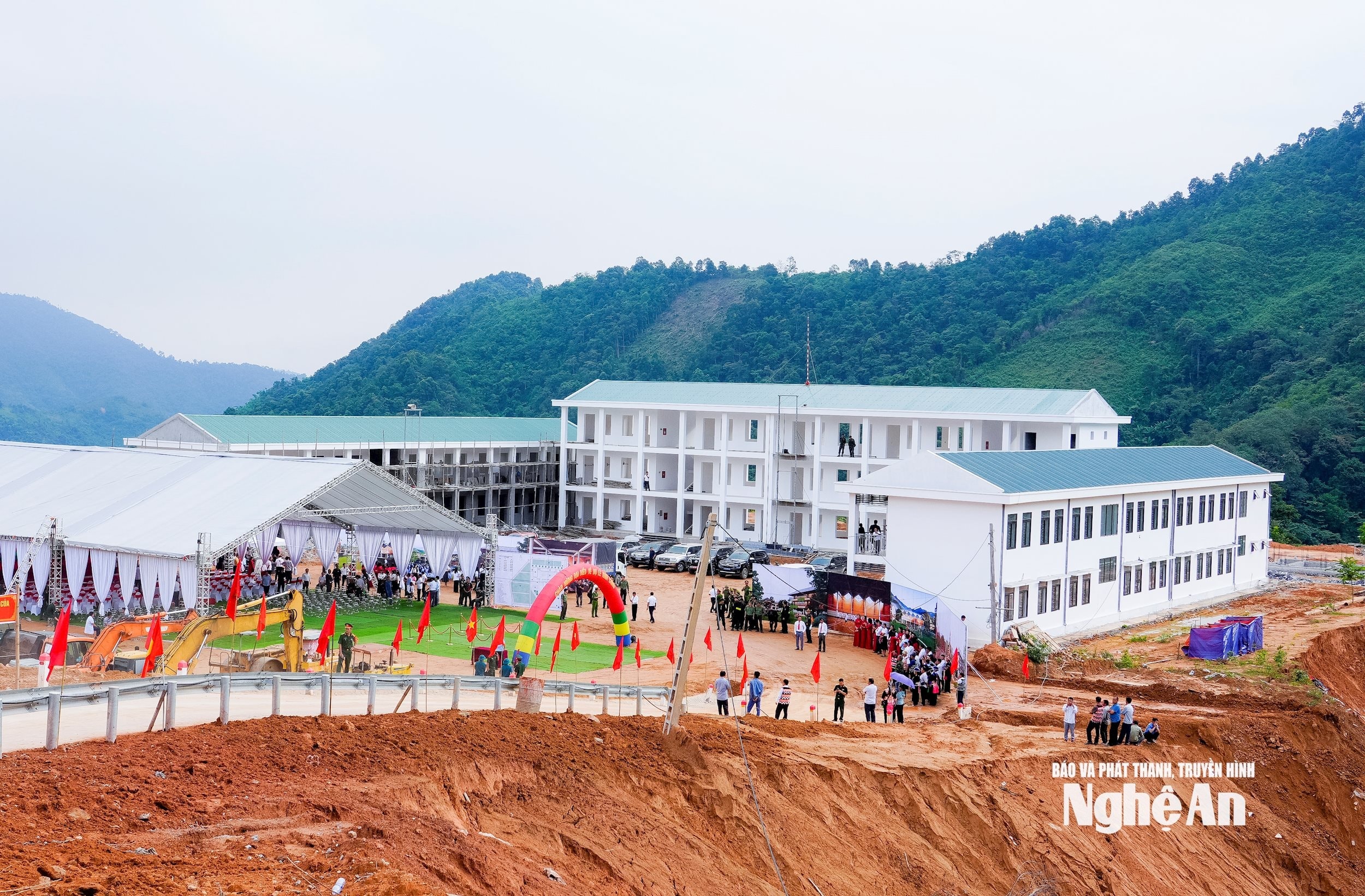 Trường Phổ thông nội trú liên cấp TH và THCS Na Ngoi. Ảnh Phạm Bằng