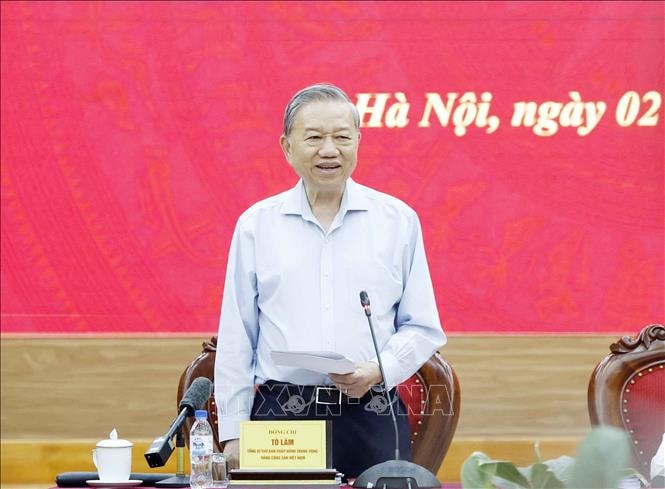 Tổng Bí thư Tô Lâm: Hoàn thiện 'bản thiết kế tổng thể' cho mô hình tăng trưởng kinh tế của Việt Nam đến năm 2045