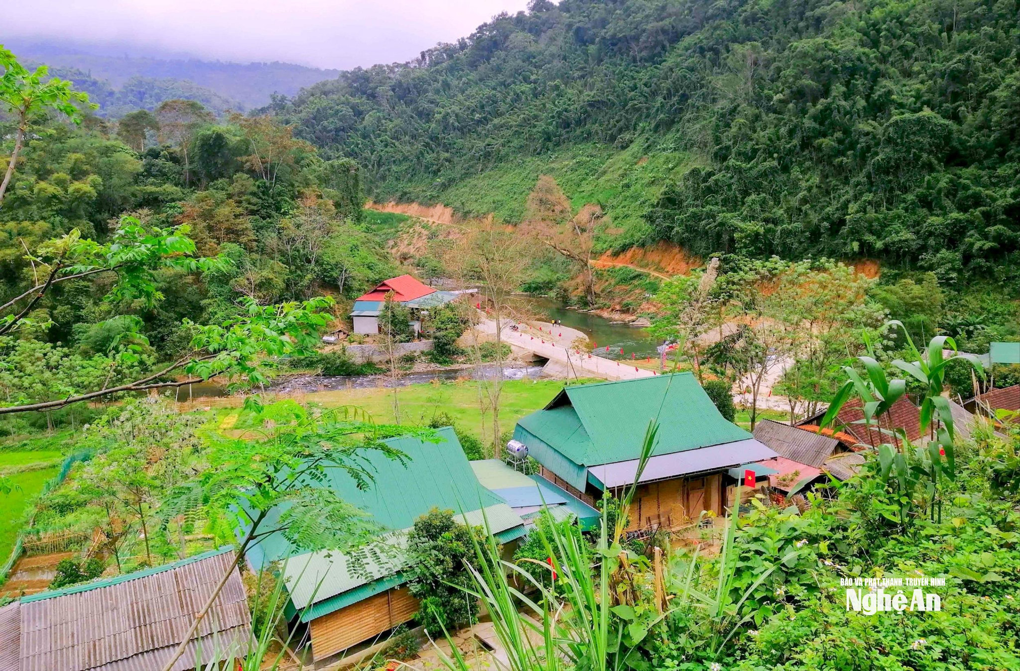 Một góc xã Tam Thái. Ảnh tư liệu
