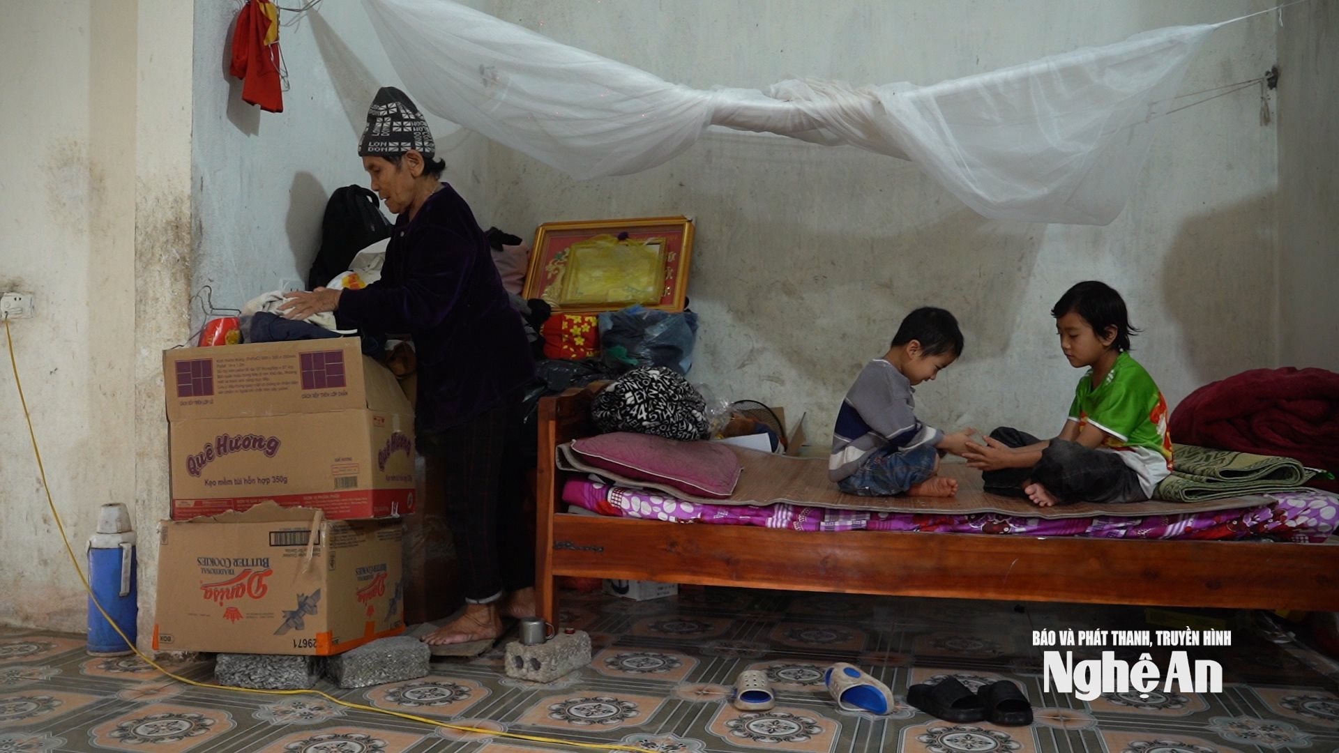 La casa non conteneva oggetti di valore. Foto di Ngoc Dung