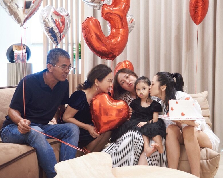 Bảo Anh hạnh phúc tổ chức tiệc sinh nhật mừng con gái Misumi tròn 3 tuổi.