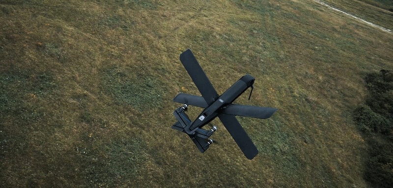 UAV cảm tử HX-2 của Đức bay trên thực địa