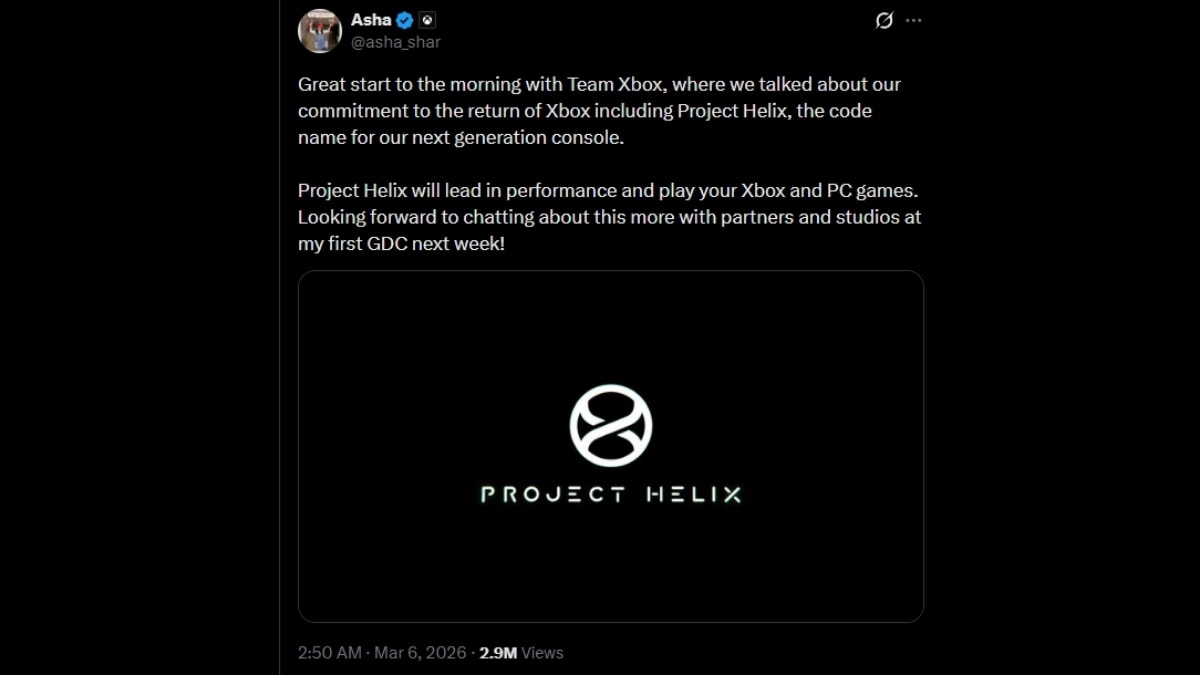 Bài đăng của tân CEO Xbox Asha Sharma hé lộ về dự án Project Helix