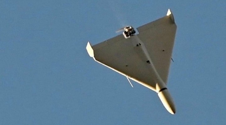 Radar THAAD Mỹ bị UAV Iran phá hủy: Thách thức mới cho hệ thống phòng thủ 2026 - Ảnh 4. Máy bay không người lái Shahed 136 dùng một lần của Iran.