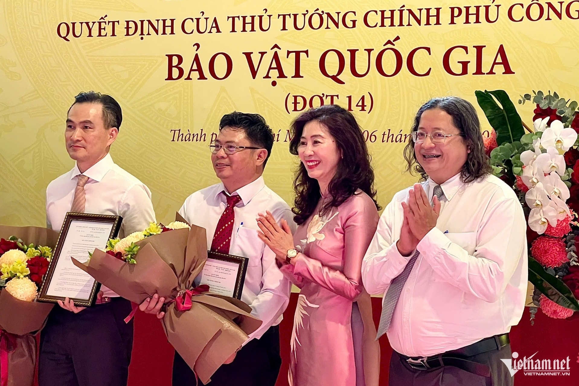 Lễ trao quyết định công nhận Bảo vật quốc gia tại TP.HCM.
