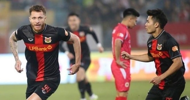 Tiền đạo Geovane Magno của Ninh Bình FC bị treo giò tại vòng 16 V-League