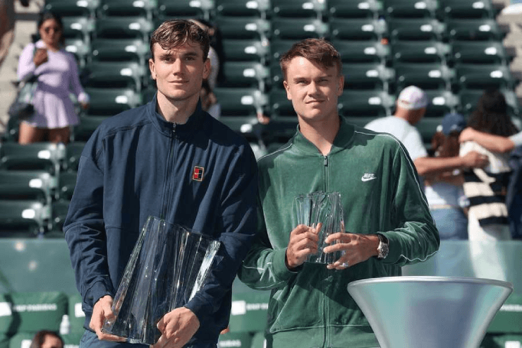 Draper và Rune đối mặt thử thách phong độ tại Indian Wells 2026