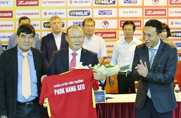 Bổ nhiệm HLV Park Hang-seo năm 2017 là cột mốc lịch sử quan trọng của bóng đá Việt Nam.