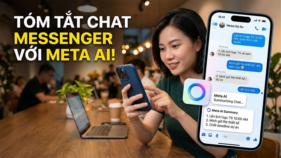 Tính năng Meta AI tích hợp trong ứng dụng Messenger