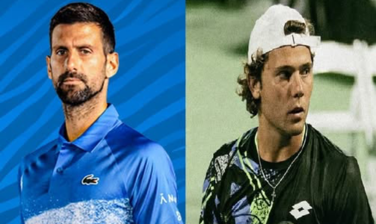 Nole (bên trái) dĩ nhiên được đánh giá cao hơn Kovacevic (bên phải)