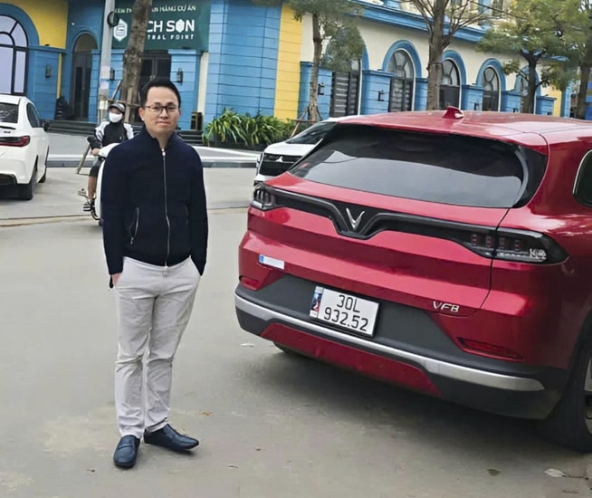 Xe điện VinFast vận hành trên đường phố