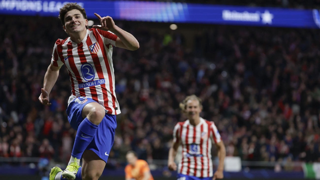 Julian Alvarez thi đấu bùng nổ trong màu áo Atletico Madrid đối đầu Tottenham