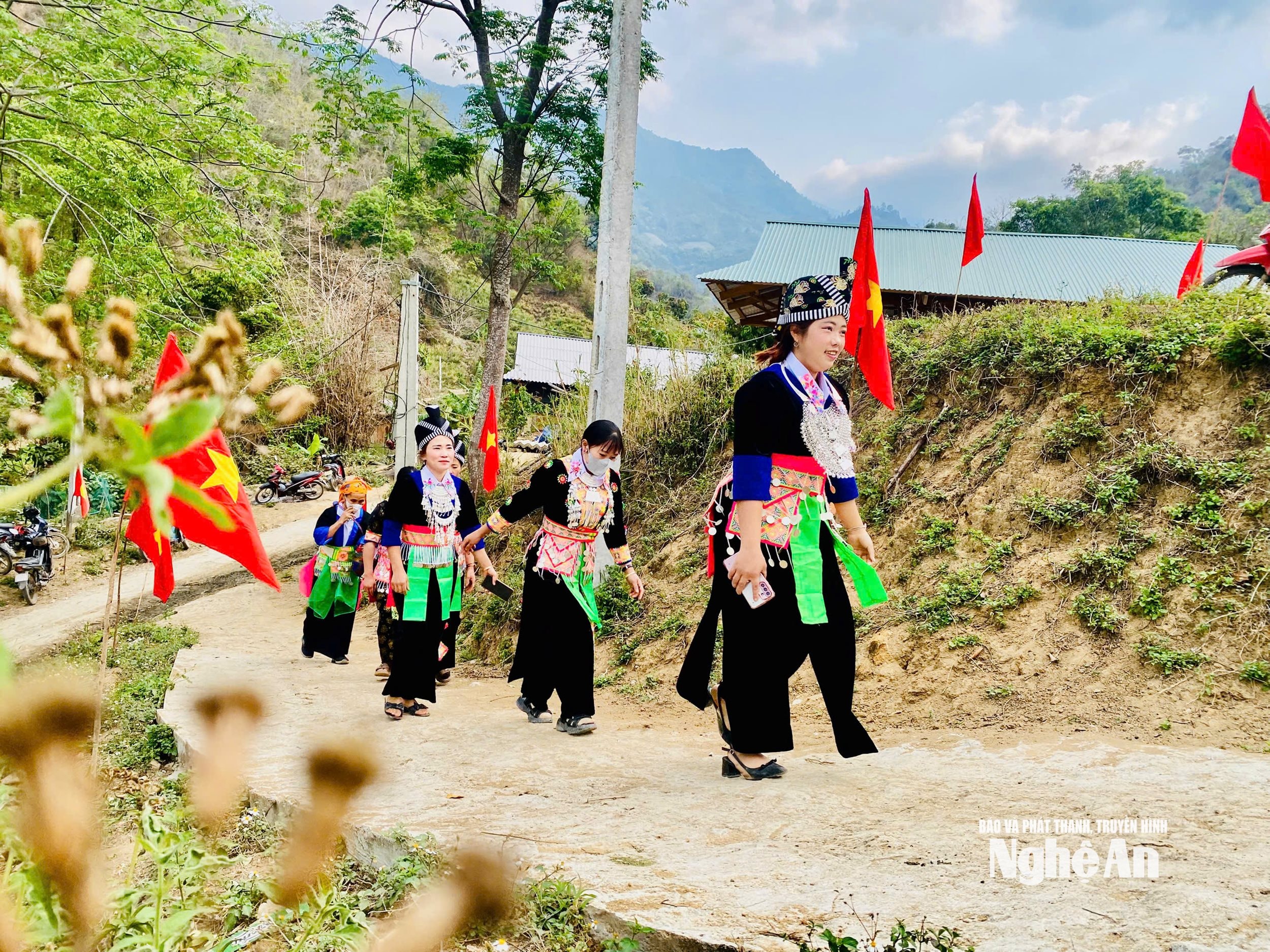 Villaggio di Huoi Khi, punta di Muong