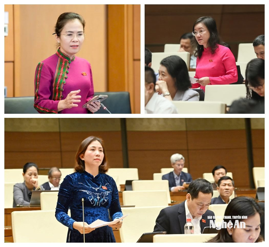 Các nữ đại biểu Quốc hội thuộc đoàn đại biểu