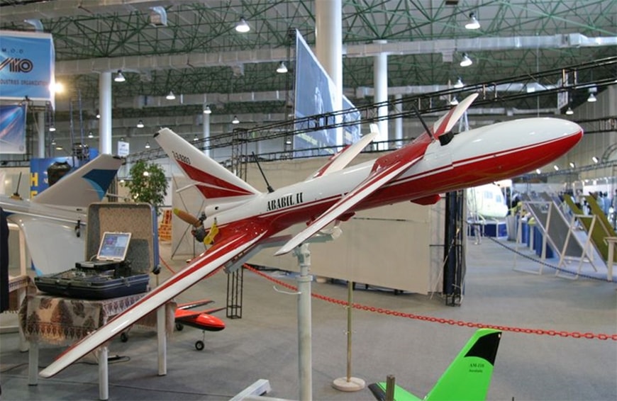 UAV Ababil-2 phiên bản trinh sát và tấn công.
