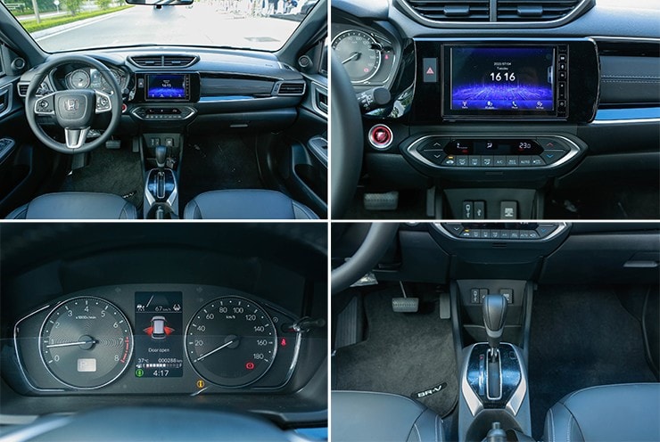 Khoang lái Honda BR-V 2026 hiện đại và gọn gàng