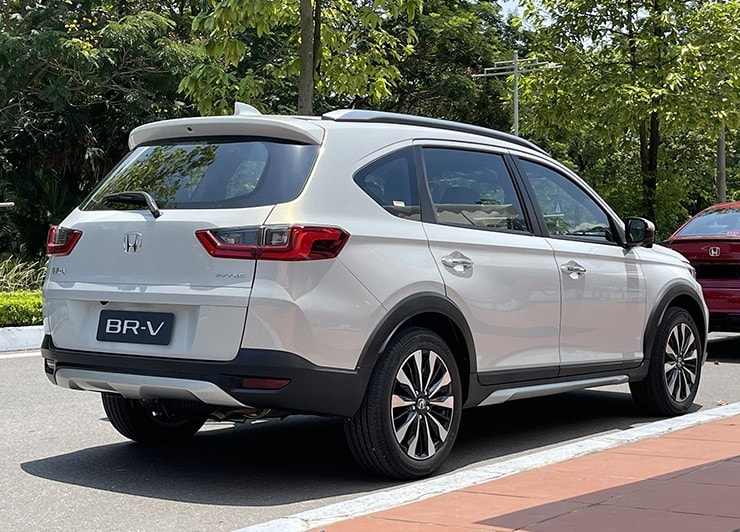Đuôi xe Honda BR-V với cụm đèn hậu LED hiện đại