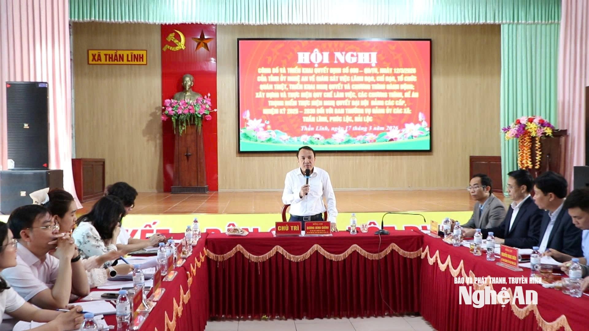 17 - 3 Đc Dương Đình Chỉnh công bố GS BTV tỉnh ủy 2