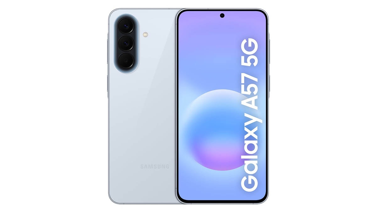 Galaxy A57 phiên bản màu Icy Blue