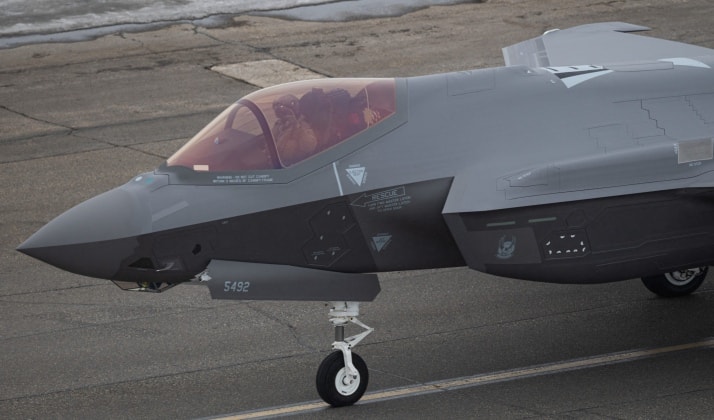 Máy bay chiến đấu thế hệ thứ năm F-35A của Không quân Mỹ. Ảnh: Military Watch Magazine.