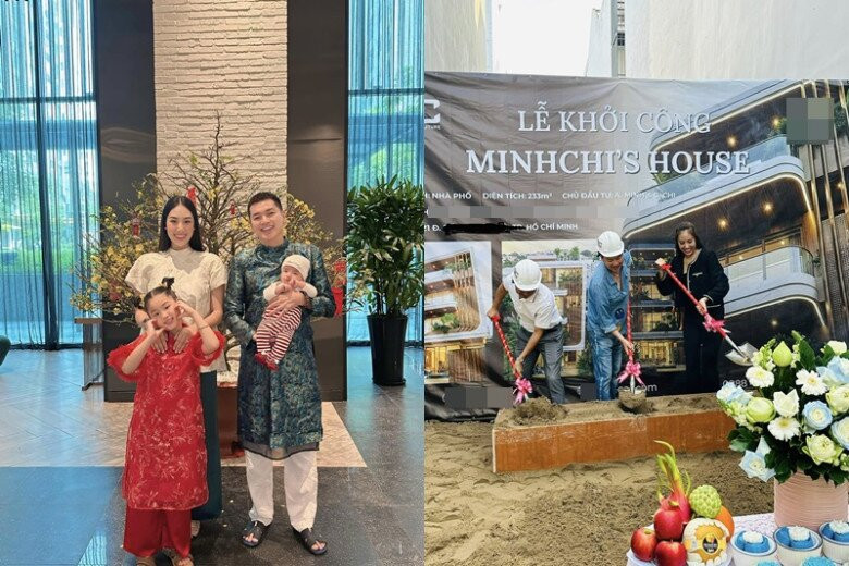 Quang Minh và vợ chuẩn bị xây nhà mới.