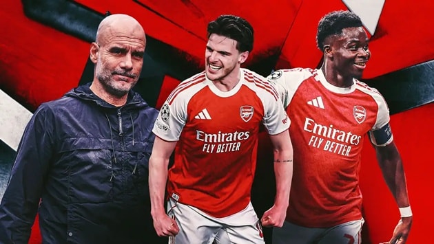 Arsenal khao khát đánh bại Man City để vô địch.
